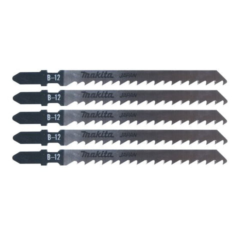 Makita A-85640 B-12 Clean Cut Wood Jigsaw Blade Pack 75mm x5 Pcs Main Image