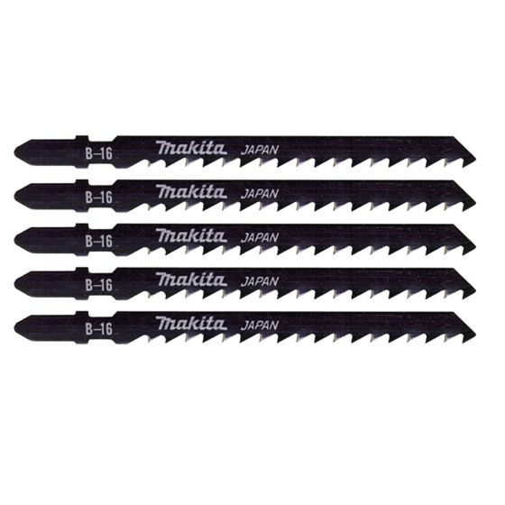 Makita A-85684 B-16 Speed Cut Wood Jigsaw Blade Pack 75mm x5 Pcs Main Image