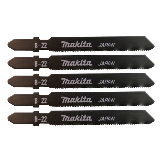 Makita A-85737 B-22 Basic Cut Metal Jigsaw Blade Pack 50mm x5 Pcs Main Image