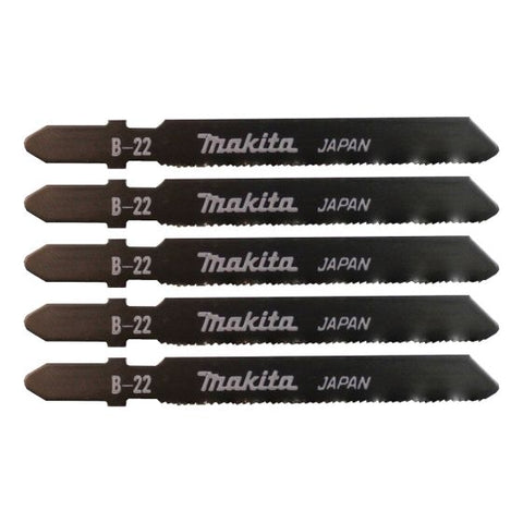 Makita A-85737 B-22 Basic Cut Metal Jigsaw Blade Pack 50mm x5 Pcs Main Image