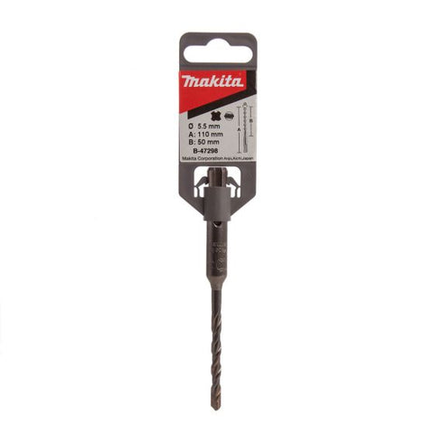 Makita B-47298 Performance SDS+ Plus Drill Bit 5.5mm x 110mm Main Image