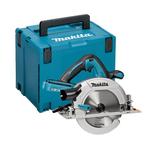 Makita DHS710ZJ Twin 18v LXT 190mm Circular Saw Body Only In Makpac Carry Case Main Image