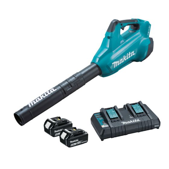 Makita DUB362PG2 Twin 18v LXT Brushless Cordless Blower Inc 2x 6.0Ah Batts Main Image