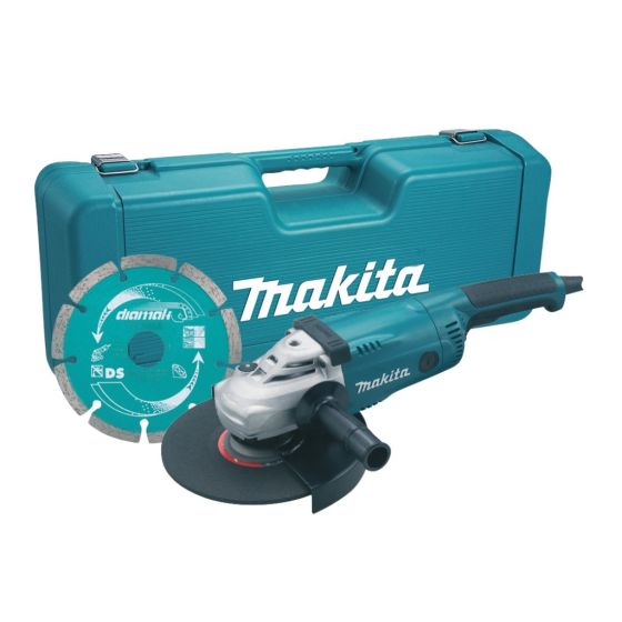 Makita GA9020KD 230mm / 9  Angle Grinder inc Diamond Blade & Carry Case Main Image