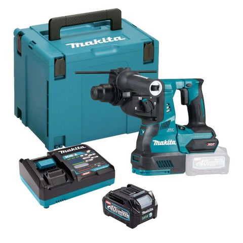 Makita HR003GD101 40v Max XGT SDS+ Plus Brushless Rotary Hammer 28mm Inc 1x 2.5Ah Battery Main Image