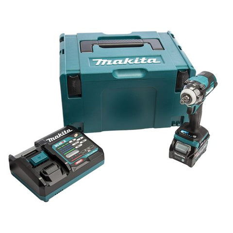Makita TW004GD102 40v Max XGT 4-Speed Brushless Impact Wrench Inc 1x 2.5Ah Battery Main Image