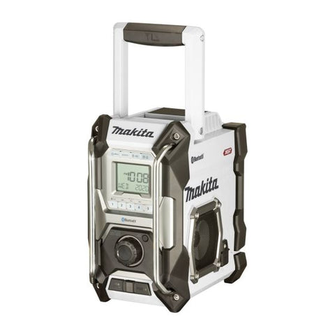 Makita MR002GZ01 12v/14.4v/18v/40v MAX XGT, LXT & CXT Bluetooth AM/FM Job Site Radio White Body Only Main Image