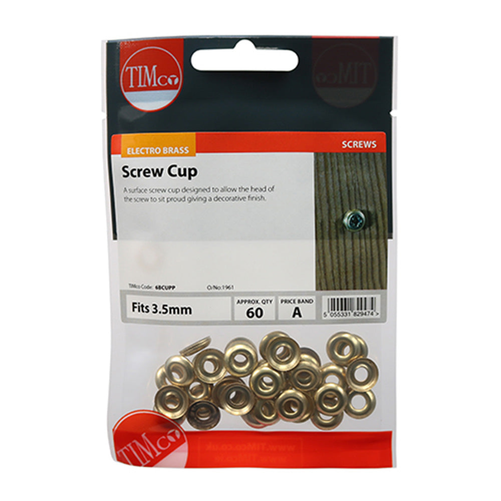 Screw Cup - Electro Brass Main Image