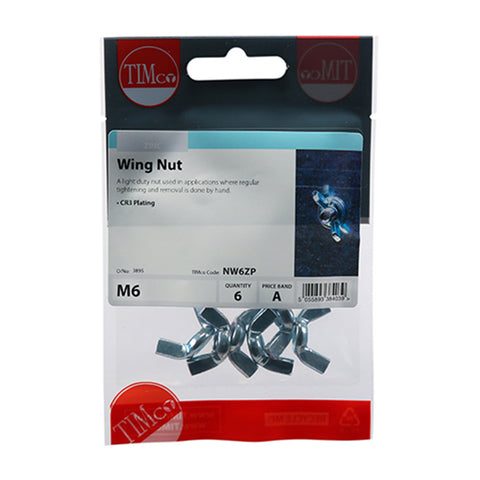 Wing Nut - Zinc Main Image